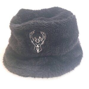 Milwaukee Bucks Fuzzy Bucket Hat Bango Designed SGA 1/26/24 Giveaway Bucks Game